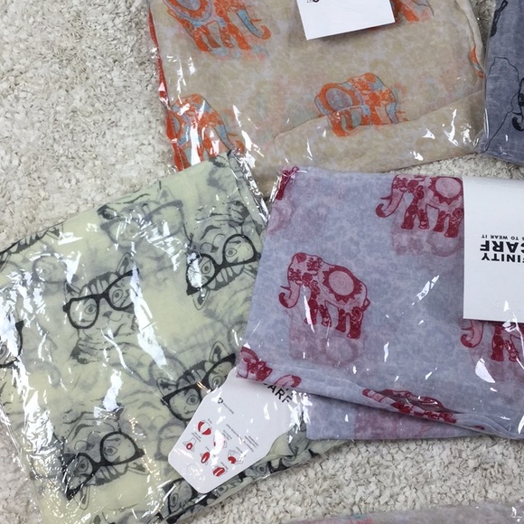 Gauze Infinity Scarves NWT 3 for 15 add to bundle! - Picture 2 of 5